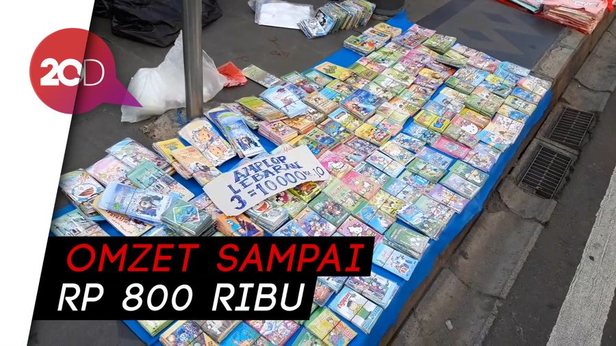 Pedagang Amplop Lebaran Mulai Menjamur di CFD