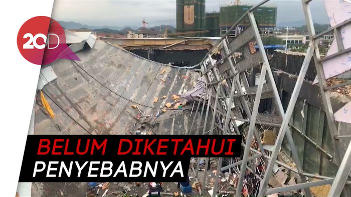 Bar 3 Lantai Ambruk di China, 2 Orang Tewas