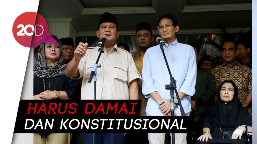 Dear Peserta Aksi 22 Mei, Prabowo Minta Jaga Ketertiban!