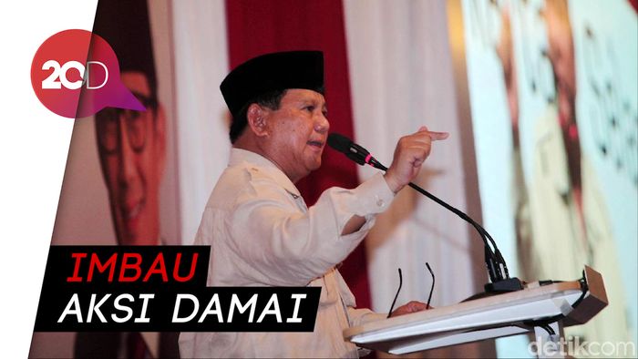 Jika Aksi 22 Mei Rusuh, Prabowo: Bukan Pendukung Kami