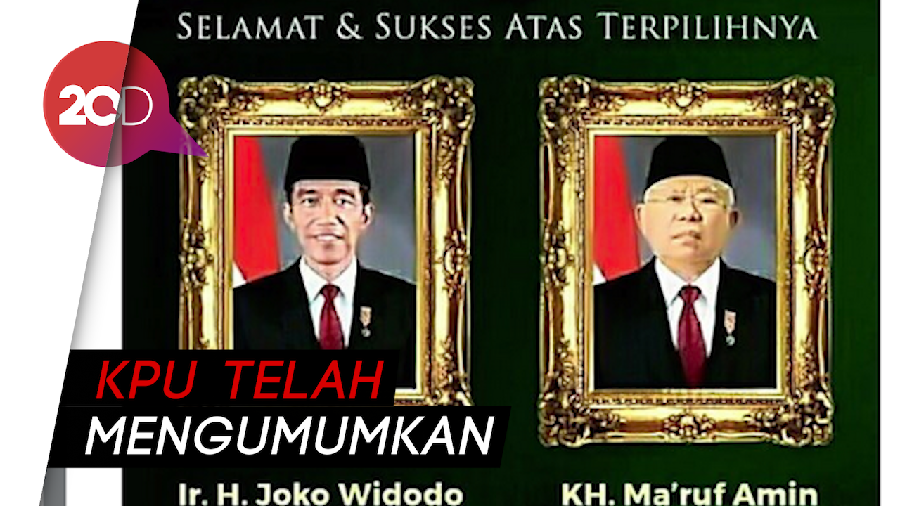 Jokowi-Ma’ruf Amin Menang, Cinta Laura hingga Addie MS Ucapkan Selamat