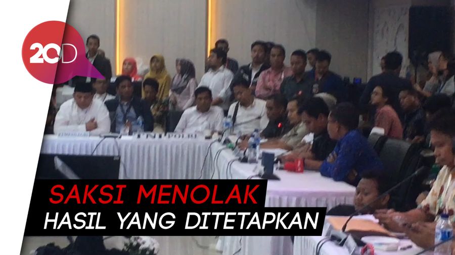 Saksi Kubu Prabowo Tolak Tanda Tangani BAP Rekapitulasi Pemilu!