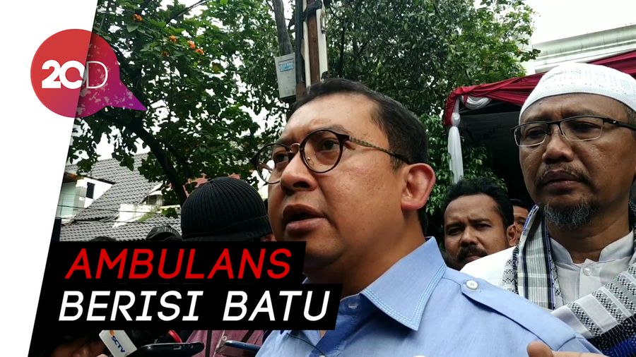 Fadli Zon: Ambulans Berisi Batu Bukan Milik Gerindra