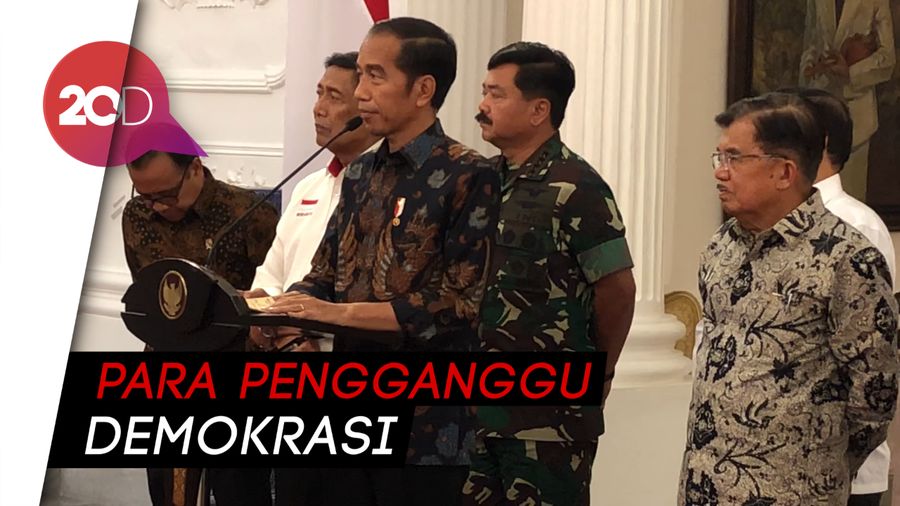 Soal Aksi 22 Mei, Jokowi Tegas Tak Beri Toleransi bagi Perusuh