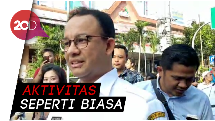 Pantau Aksi di Bawaslu, Anies Minta Warga Jakarta Tetap Tenang