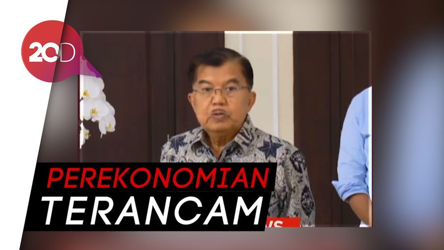 Wapres JK Minta Prabowo-Sandi Tenangkan Pendukungnya