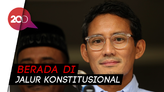 Besok, Prabowo-Sandi Ajukan Gugatan ke MK