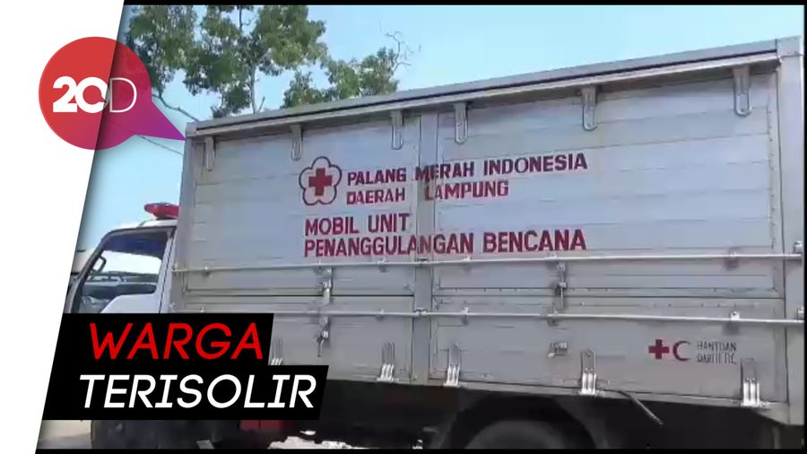 Korban Bencana Tsunami Selat Sunda Terima Bantuan 