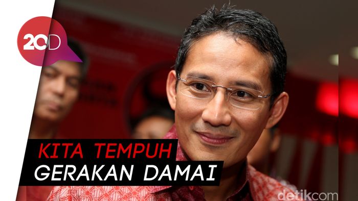 Muncul Broadcast Ada Aksi Besok, Sandi: Kita Jalur Konstitusional