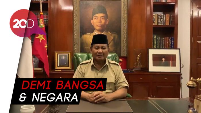 Prabowo Subianto Imbau Pendemo Hentikan Aksi
