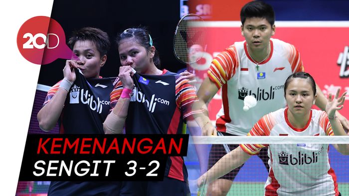 Indonesia Lolos Semifinal Piala Sudirman Usai Tumbangkan Taiwan