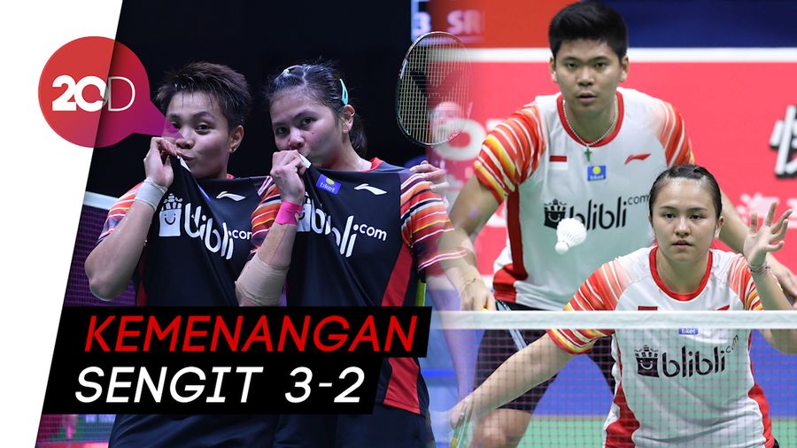 Indonesia Lolos Semifinal Piala Sudirman Usai Tumbangkan Taiwan