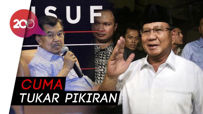 JK Bertemu Prabowo, Bahas Apa?