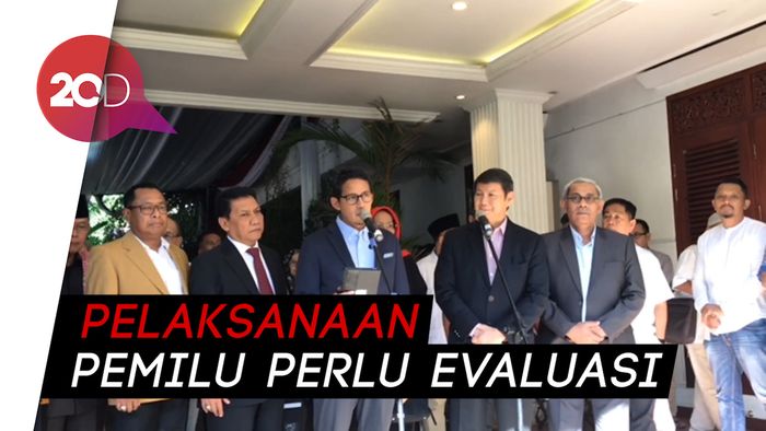 Sandi: Sulit Katakan Pemilu Sudah Berjalan Baik, Jujur, dan Adil
