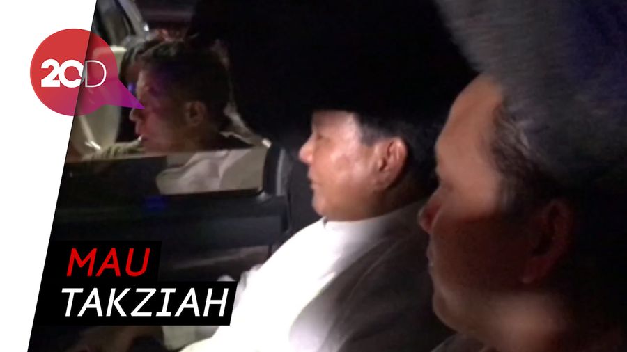 Tinggalkan Kertanegara, Prabowo ke Rumah Alm Ustaz Arifin Ilham