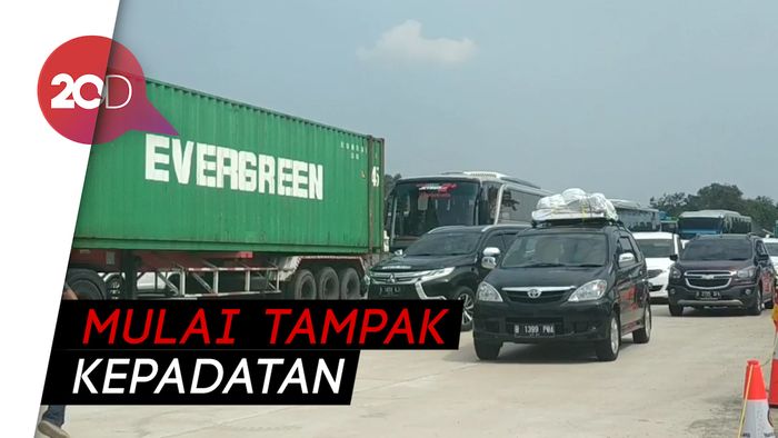 H-7 Idul Fitri, Beginilah Situasi Gerbang Tol Cikampek Utama