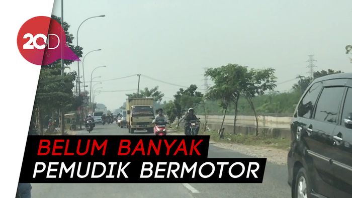 Jalur Kalimalang Ramai Lancar, Belum Banyak Pemudik Bermotor