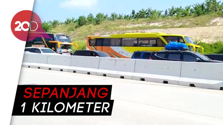 Terjadi Kepadatan di Gerbang Tol Trans Sumatera, Bakauheni Selatan