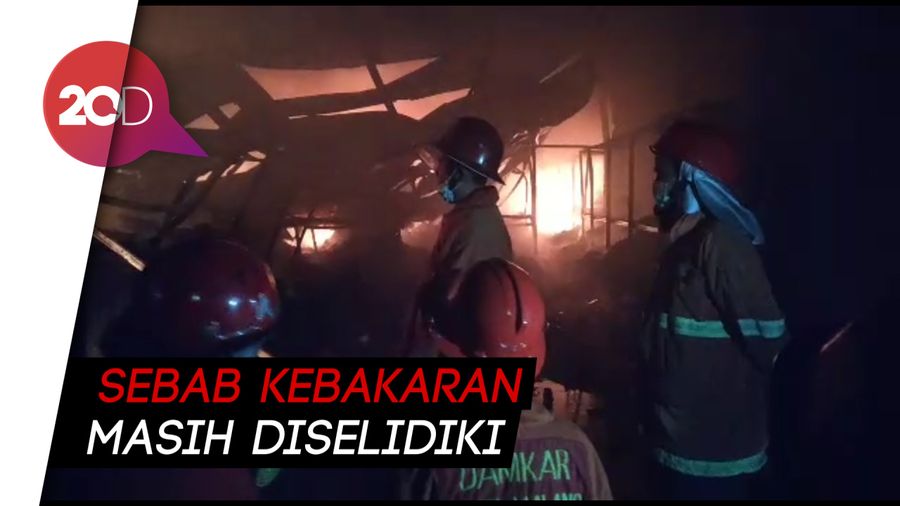 Gudang Mainan di Malang Terbakar, Tak Ada Korban Jiwa