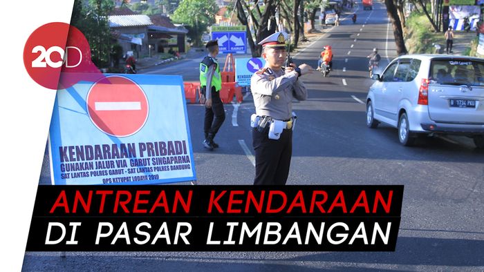 Pemudik Padati Limbangan, Lalin Dialihkan ke Jalur Garut-Singaparna