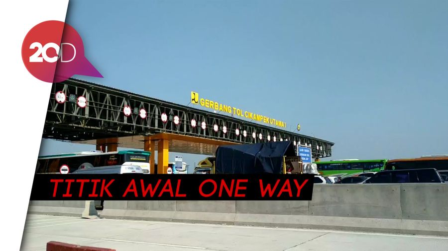 Sore ini, Gerbang Tol Cikampek Utama Ramai Lancar