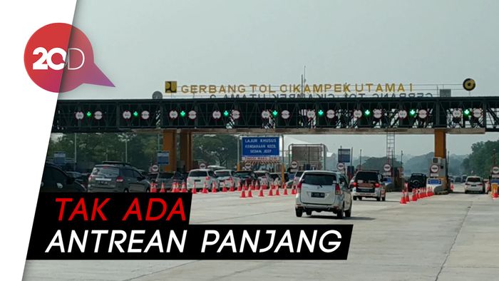H-4 Lebaran, GT Cikampek Utama Masih Ramai-Lancar