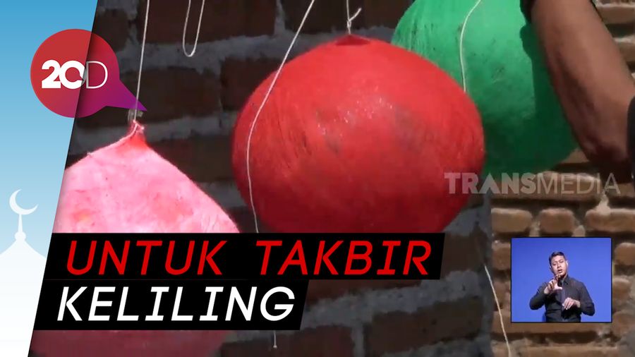 Jelang Lebaran, Perajin Lampion Jombang Kebanjiran Pesanan