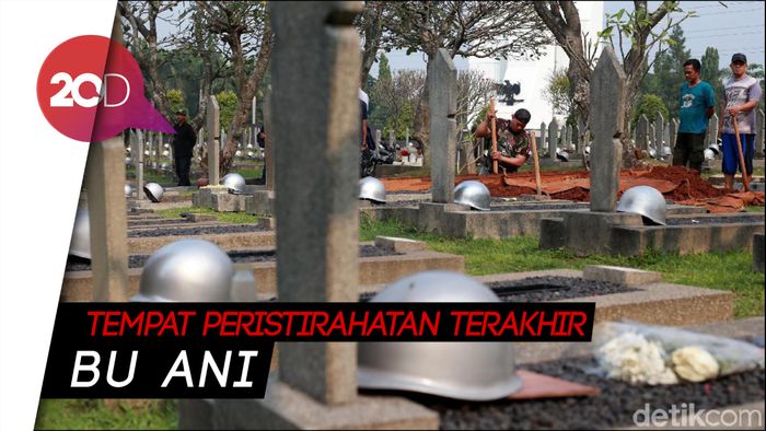 Mengintip Tempat Peristirahatan Akhir Ibu Ani di TMP Kalibata