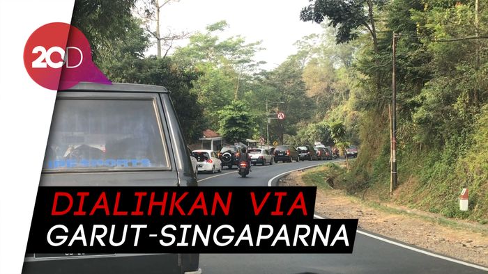 Jalur Nagreg-Limbangan Menuju Tasikmalaya Padat Merayap