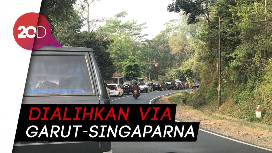 Jalur Nagreg-Limbangan Menuju Tasikmalaya Padat Merayap