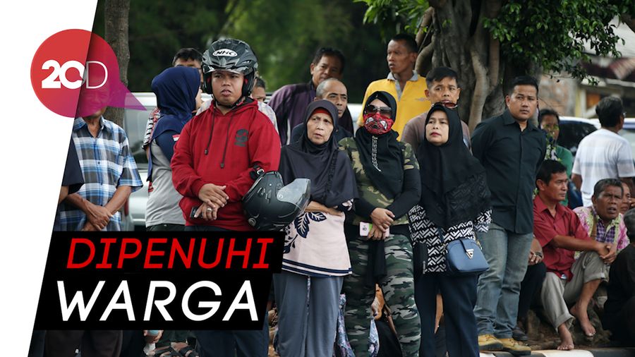 Suasana Terkini di TMP Kalibata Jelang Pemakaman Bu Ani   