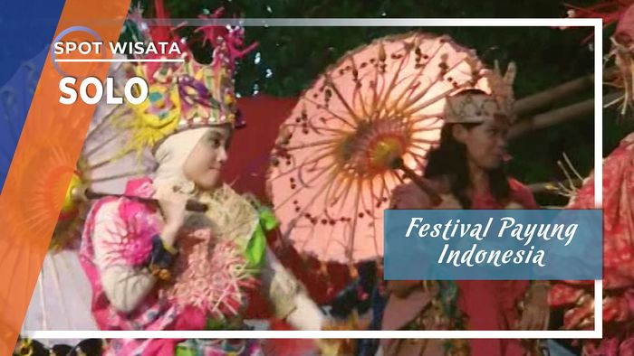 Festival Payung Seluruh Indonesia di Solo