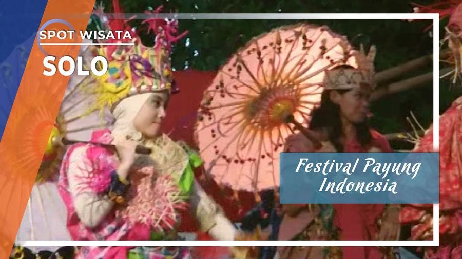 Festival Payung Seluruh Indonesia di Solo
