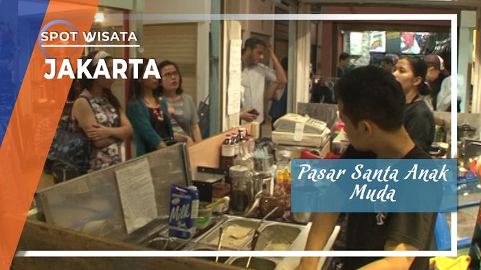 Pasar Santa Anak Muda Jakarta