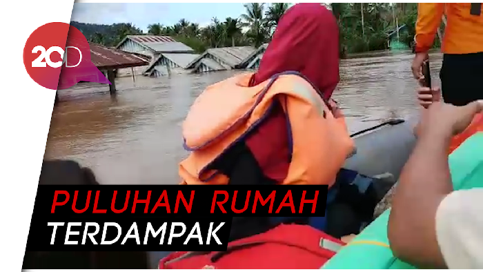Banjir di Konawe Utara Capai 2 Meter, Dua Desa Terendam