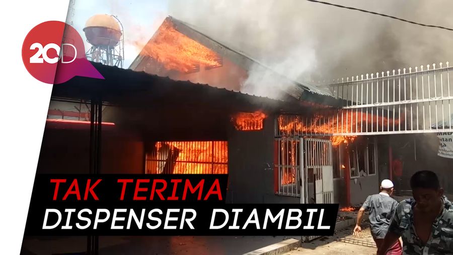 Gara-gara Dispenser Diambil, Napi Bakar Rutan Sigli Aceh
