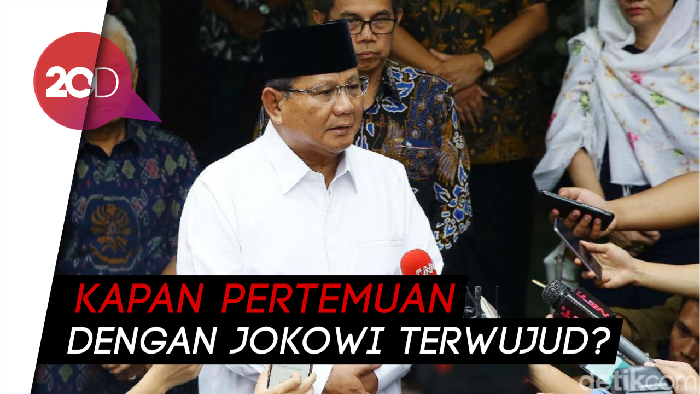 Soal Rencana Pertemuan dengan Jokowi, Prabowo: Semua Ada Waktunya