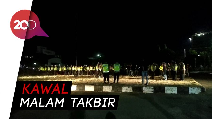 Antisipasi Tawuran, Polres Cirebon Kota Pantau Takbir Keliling