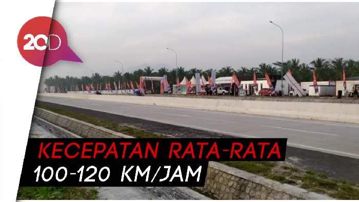 H-1 Lebaran, Ruas Tol Trans Sumatera Lancar