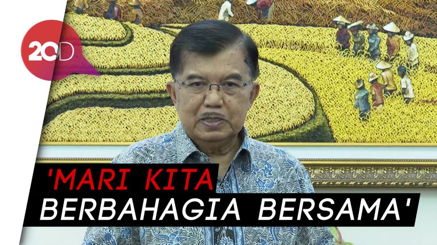JK: Selamat Idul Fitri, Mari Kita Rukun Kembali Setelah Pemilu