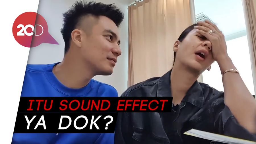 Ekspresi Baim Wong saat Dengar Detak Jantung Si Jabang Bayi