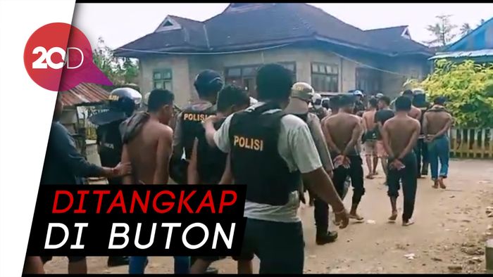 Polisi Amankan 81 Orang Diduga Pelaku Kerusuhan Buton