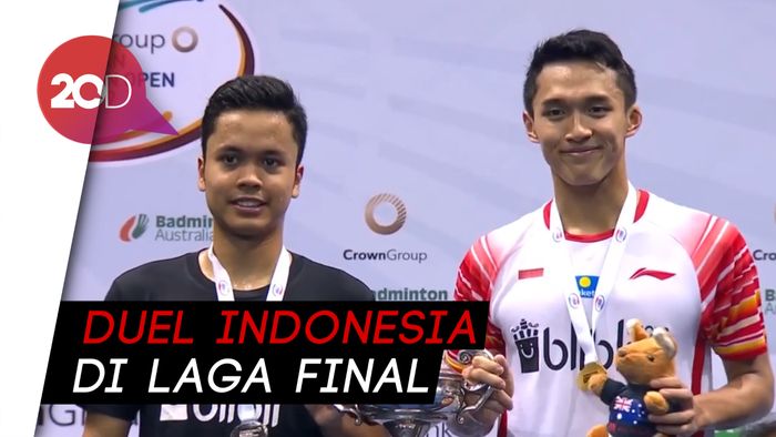 Jonatan Christie Juara Australia Terbuka Usai Kalahkan Anthony