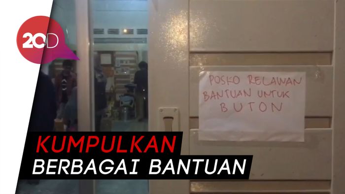 Peduli Buton, Warga Baubau Galang Bantuan