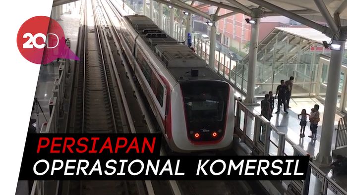 LRT Jakarta Diuji Coba Lagi, Guna Memastikan Pelayanan Baik  
