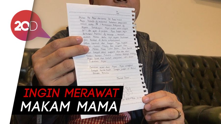 Kirim Surat dari Rutan, Ini Ungkapan Hati Roro Fitria