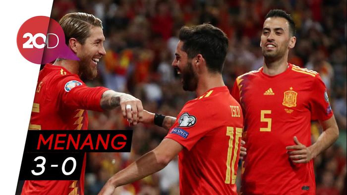 Spanyol Terlalu Perkasa atas Swedia