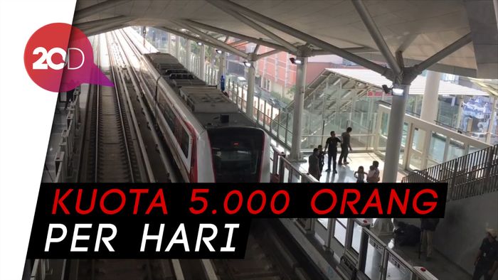 LRT Jakarta Diuji Coba untuk Publik, Gratis hingga 22 Juni Loh