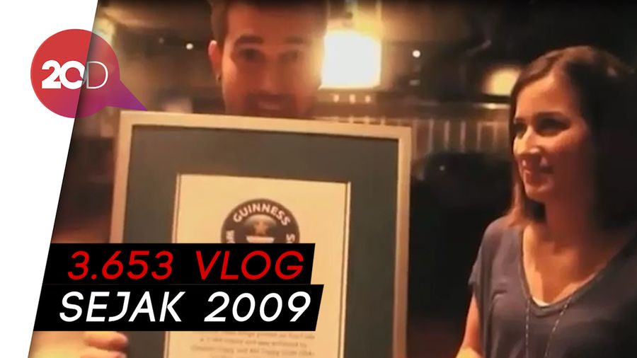 Wow! YouTuber Ini Raih Rekor Dunia Vlog Terbanyak