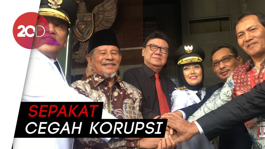 3 Gubernur-Wagub Baru Siap Jadi Agen Pemberantasan Korupsi